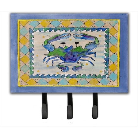 Carolines Treasures 6 x 9 In. Crab Leash or Key Holder 8072TH68